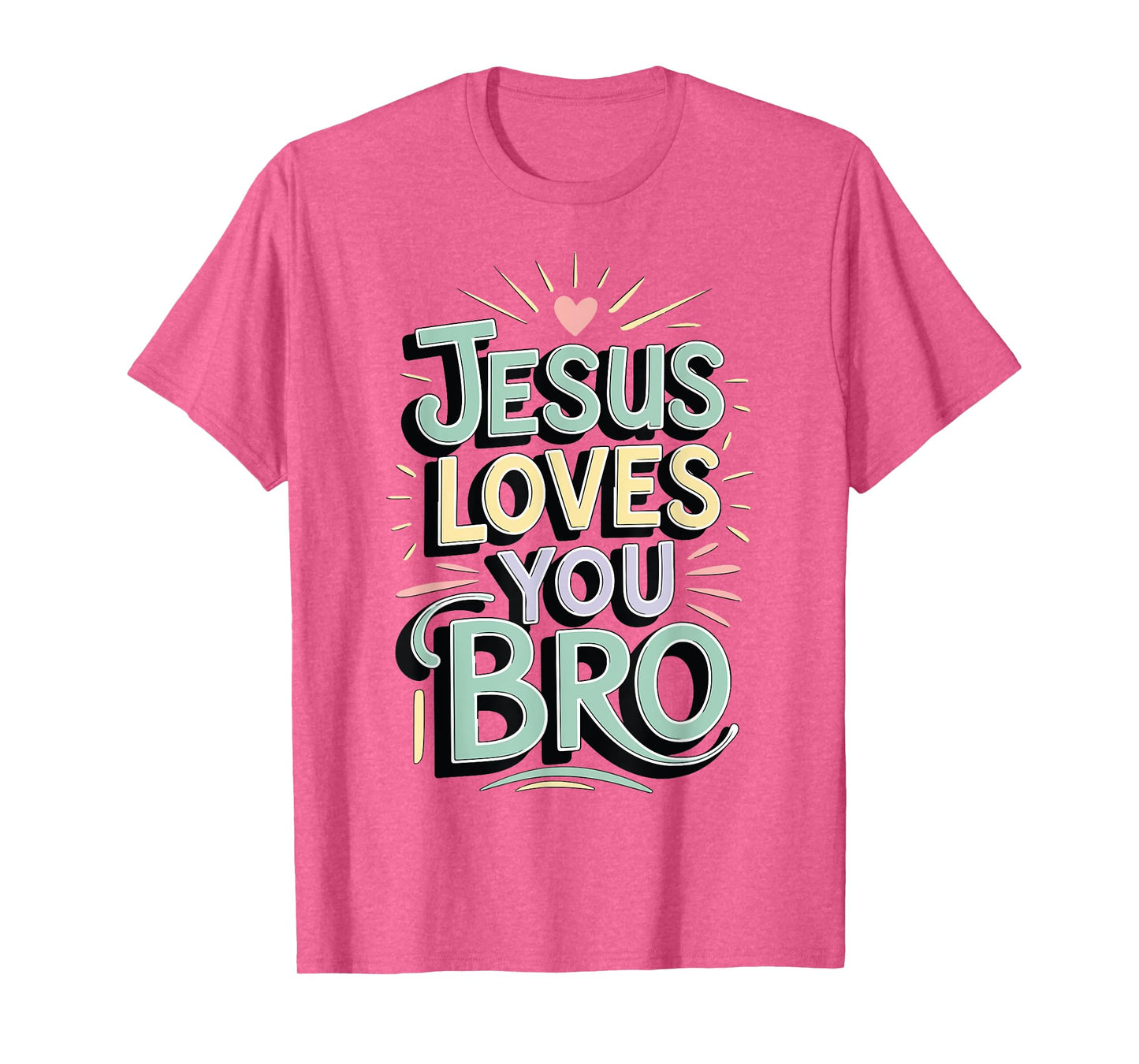 Youth Jesus Love You Bro Funny Christian God Son Boy Toddler T-Shirt