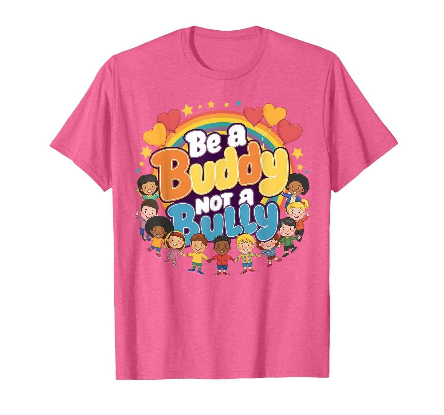 Unity Day Orange Day Be a Buddy Not a Bully Kids Boys Girls T-Shirt