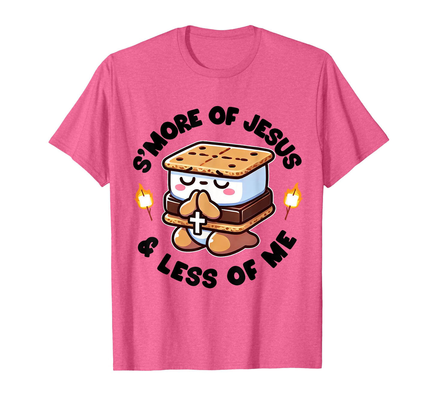 S'more of Jesus and Less of Me Funny Christian T-Shirt