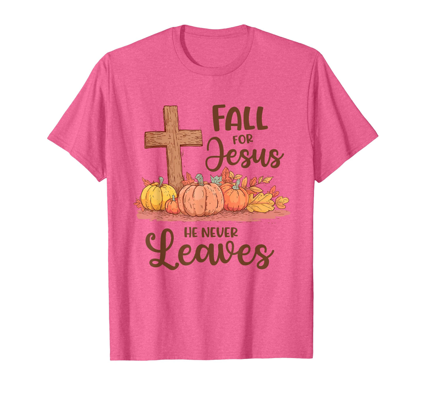 Christian Pumpkin Cross T-Shirt