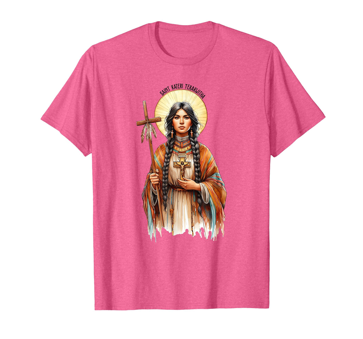 Catholic Saint Kateri Tekakwitha Lily Of The Mohawks Faith T-Shirt