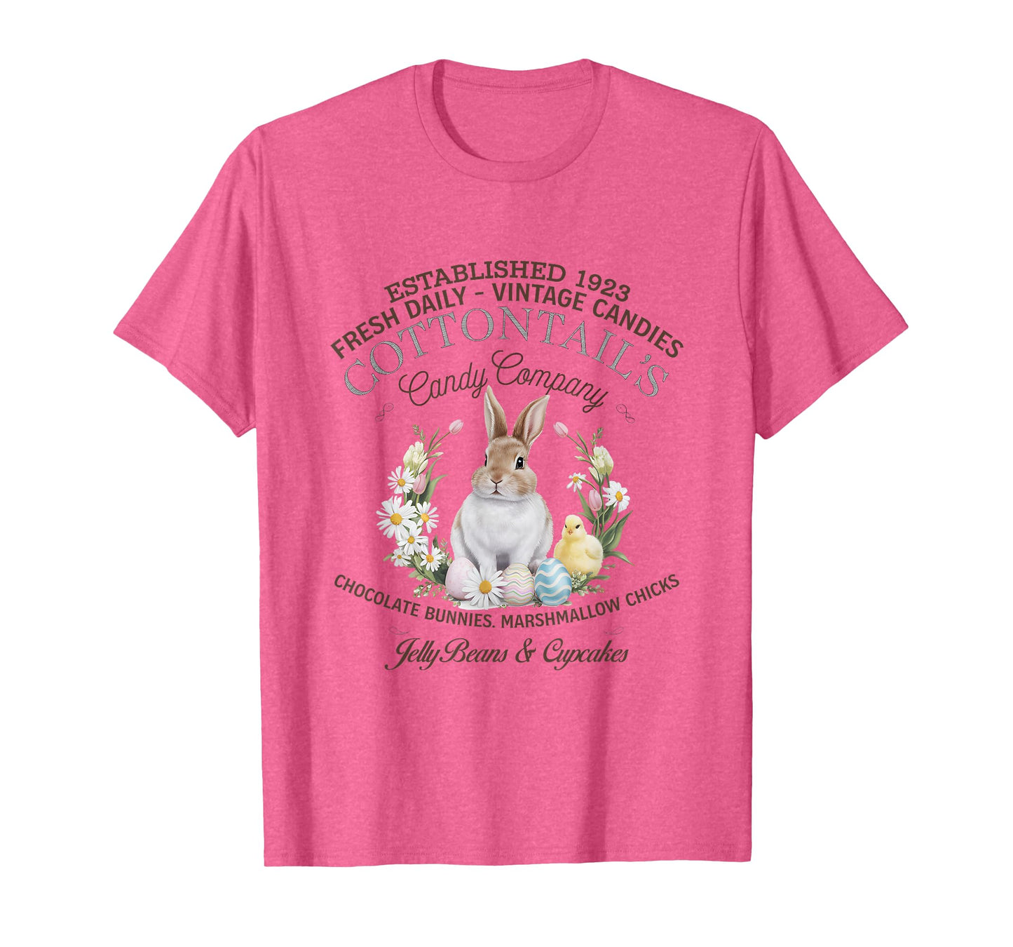 Vintage Easter Bunny Cottontail’s Candy Co. Easter Day T-Shirt