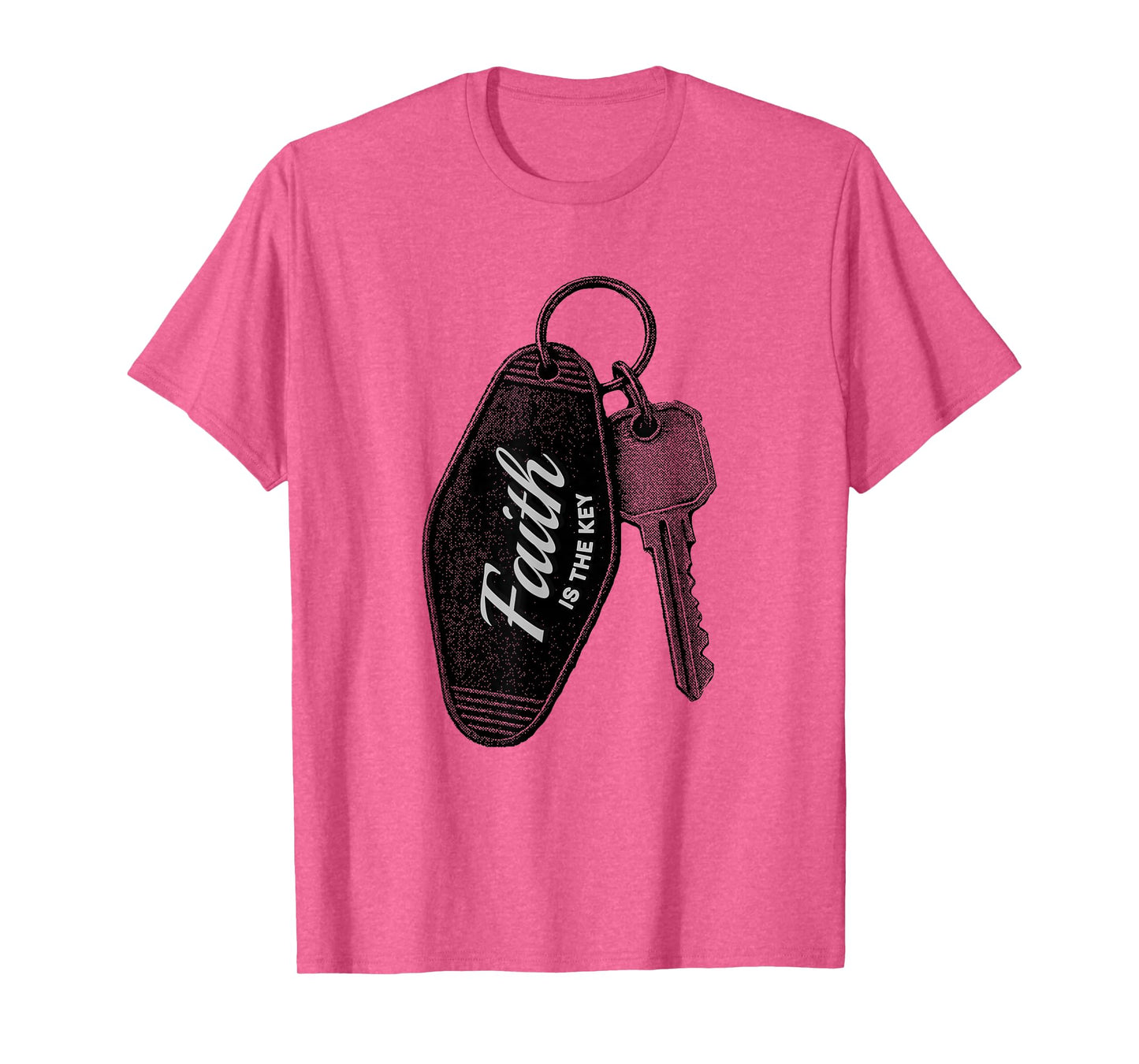 Faith is The Key Christian Inspirational Religious Graphic T-Shirt