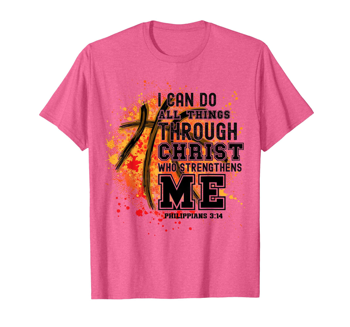 Christian Bible Verse Religious for Basketball Players Coach T-Shirt