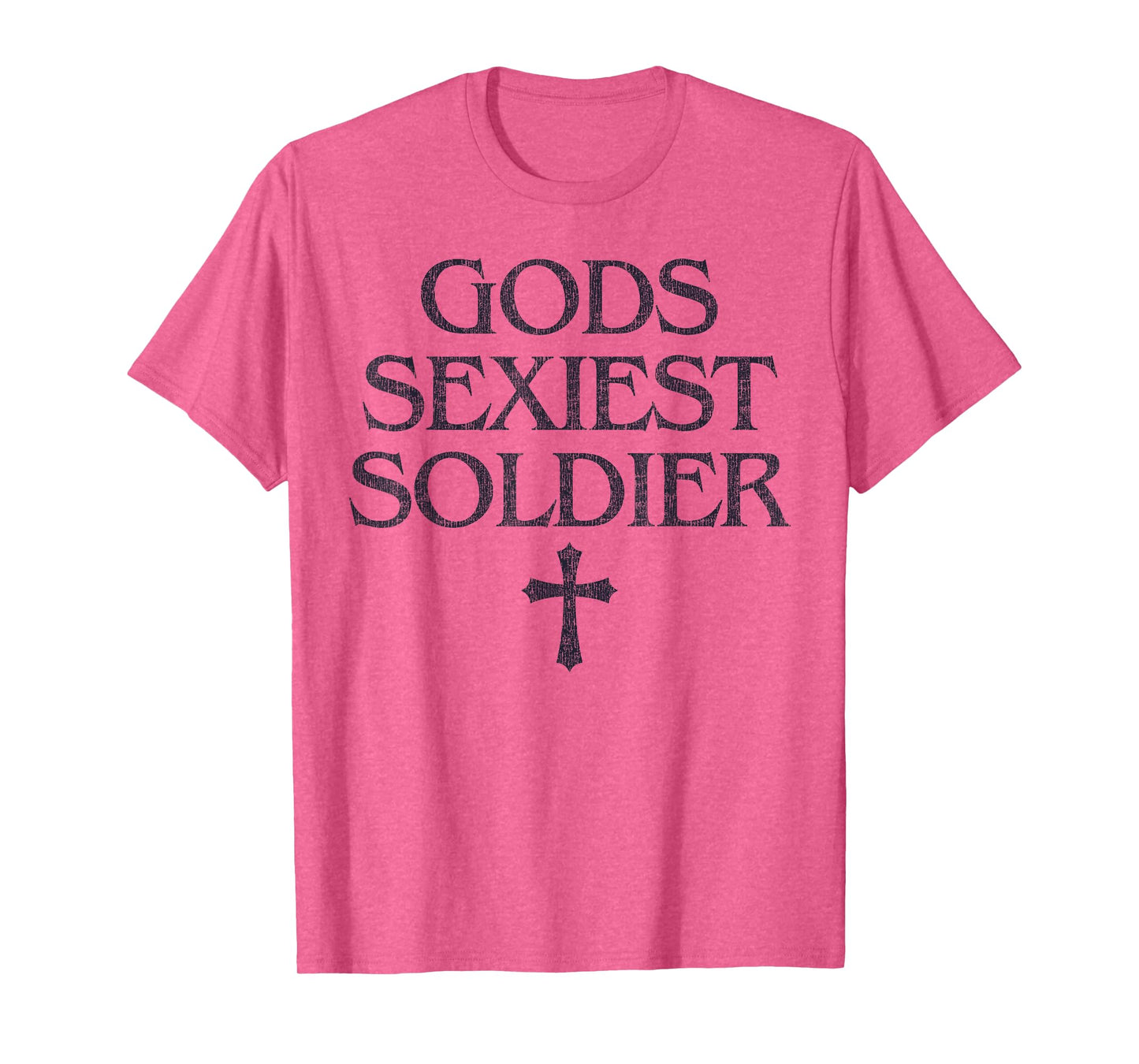 Gods Sexiest Soldier Cross Christian Faith T-Shirt
