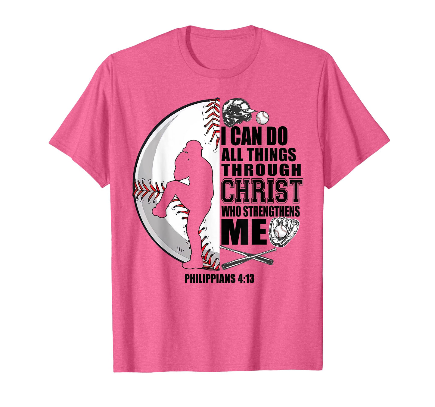 Baseball-Shirt Kids Jesus Christ Boys Bible Verse Funny T-Shirt