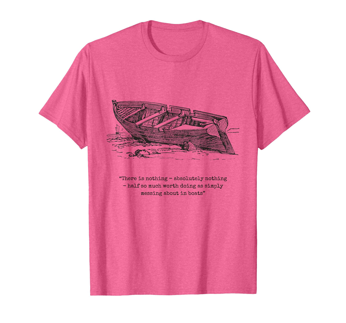 Wind in the Willows Book Quote Messing about in Boats Boys T-Shirt