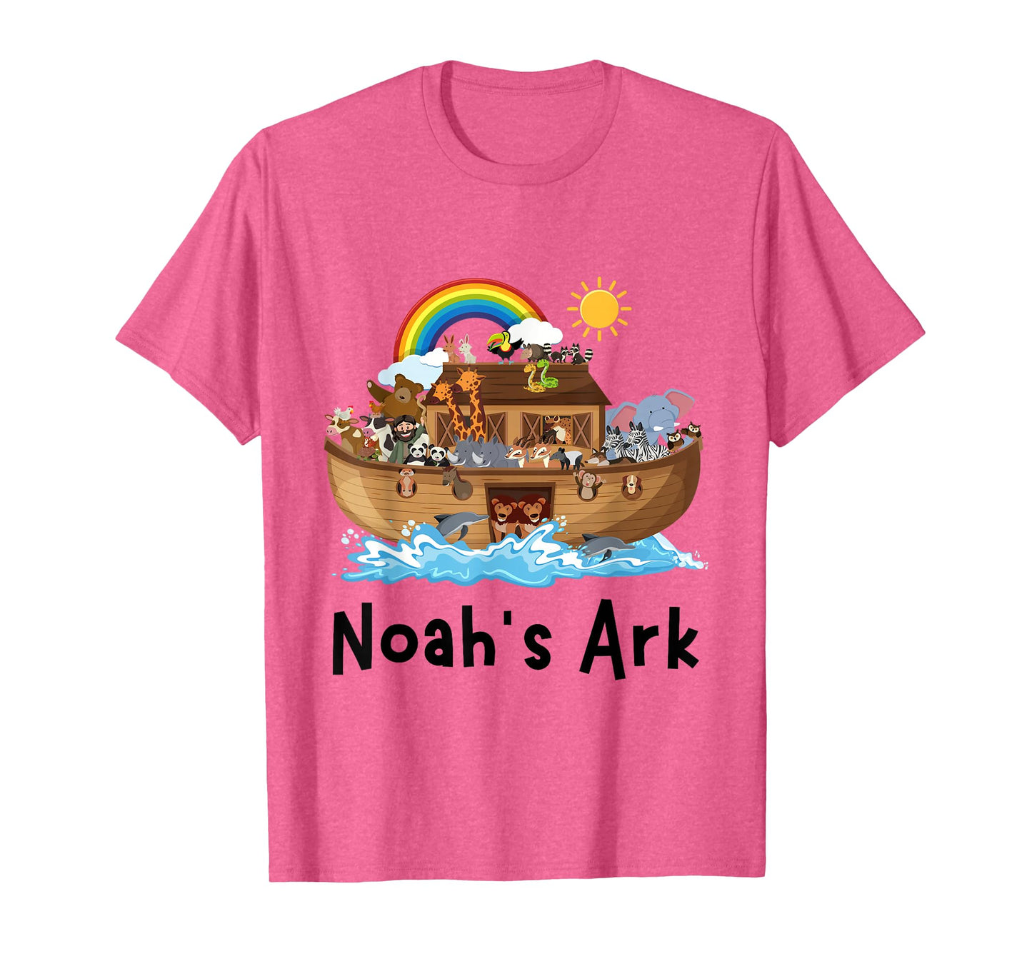 Christian Faith Noah's Ark Sunday School Student Rainbow T-Shirt