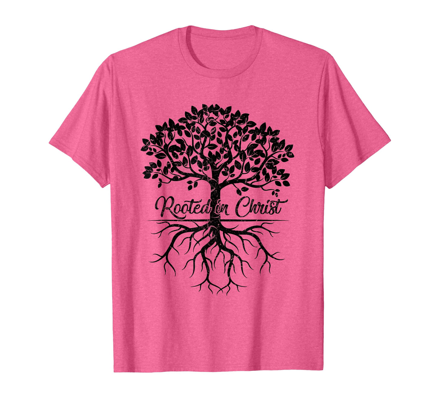 Rooted in Christ Shirt Christian Faith Bible Verse Mom T-Shirt