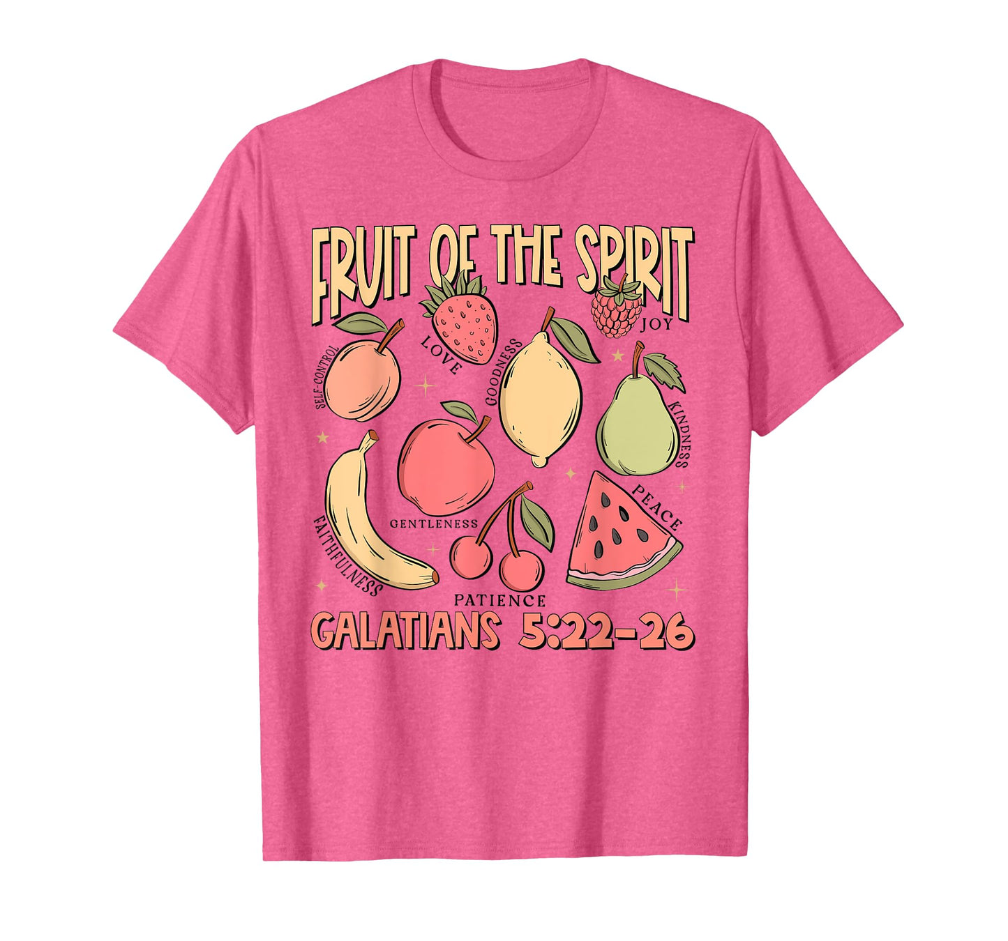 Fruits Of The Spirit Christian Bible Verse Jesus Faith Women T-Shirt