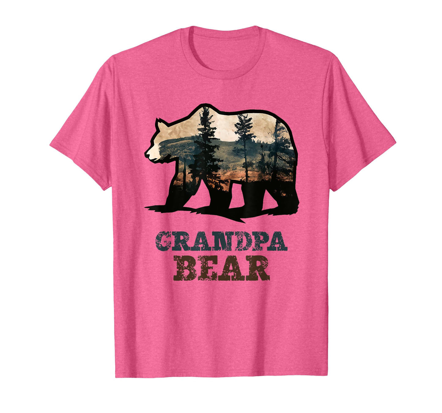 Grandpa Bear Vintage Retro Funny T-Shirt