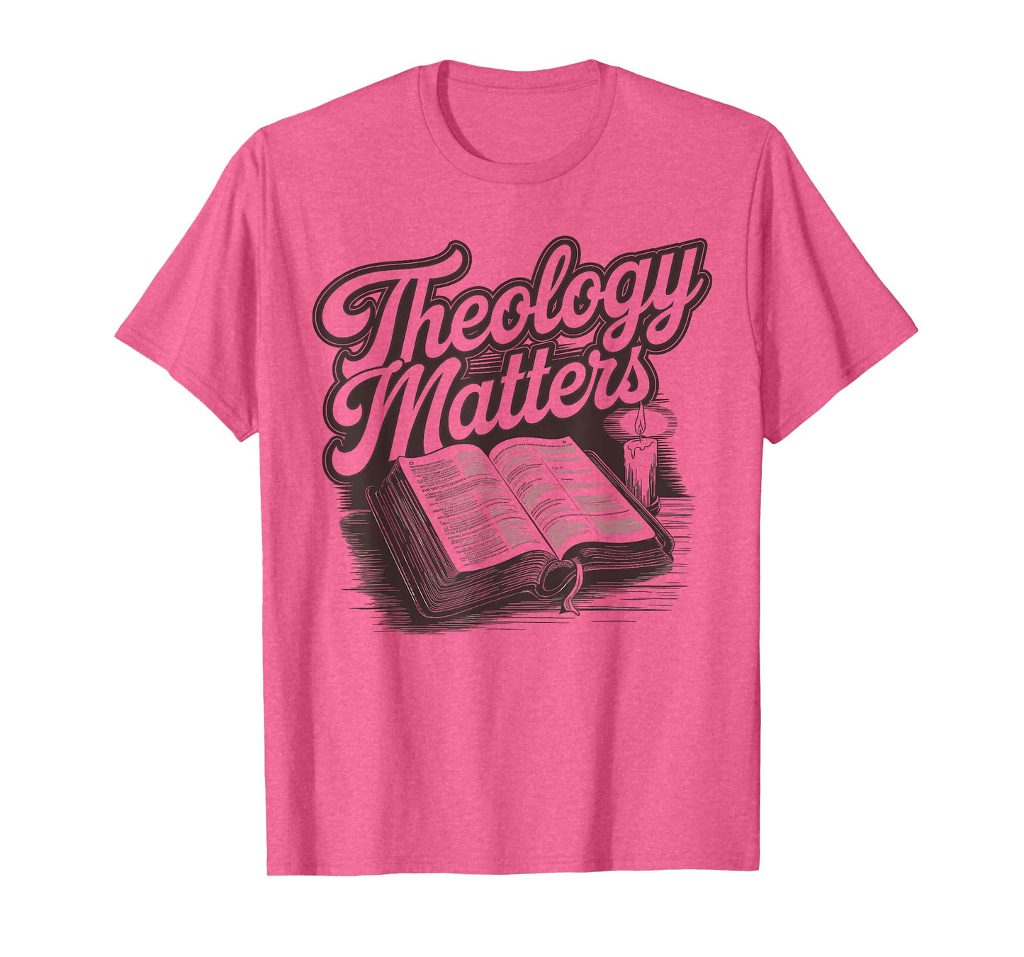 Theology Matters Open Book Design T-Shirt