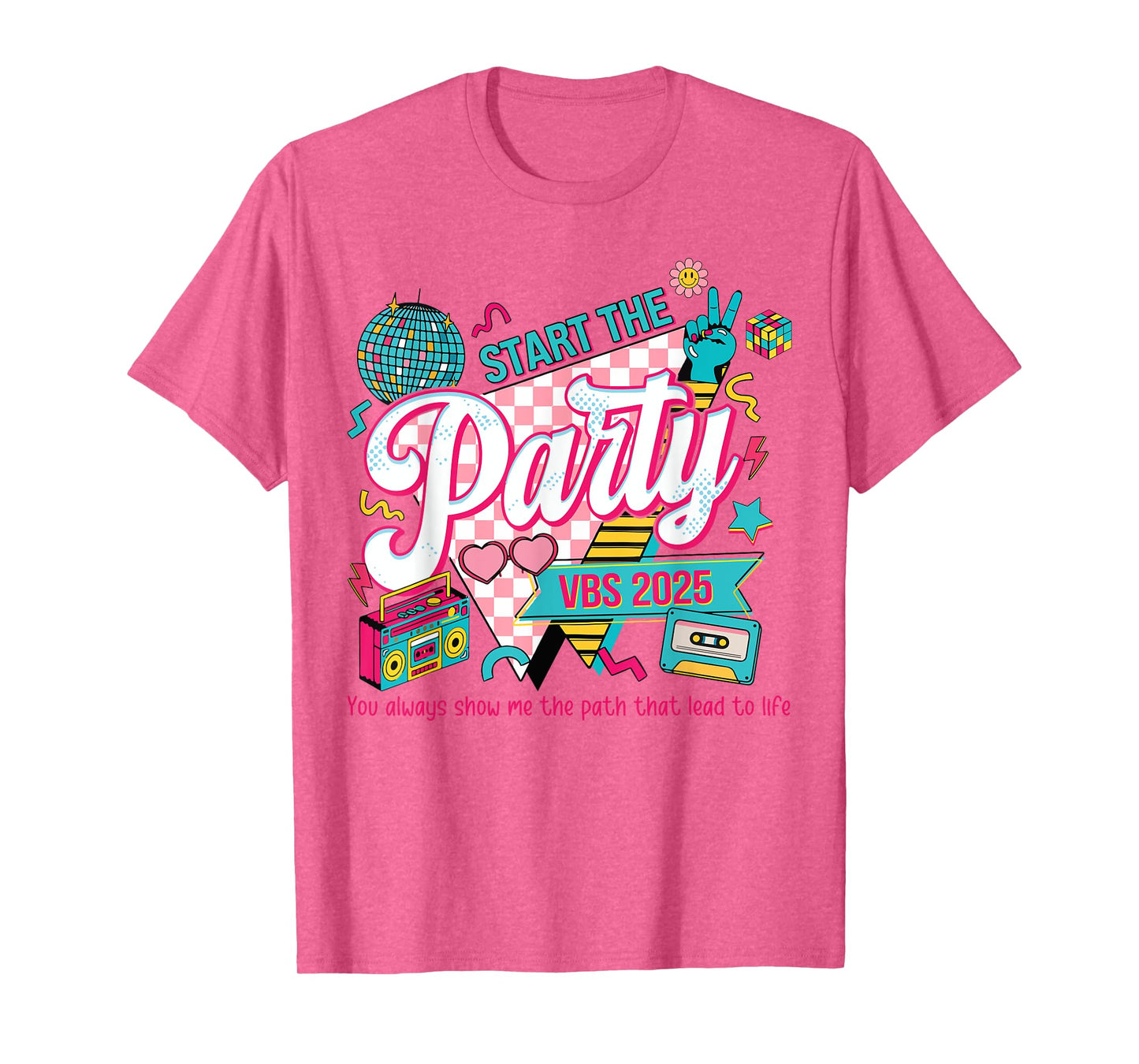 Cute Start The Party VBS 2025 VBS Week Vacation Bible School T-Shirt
