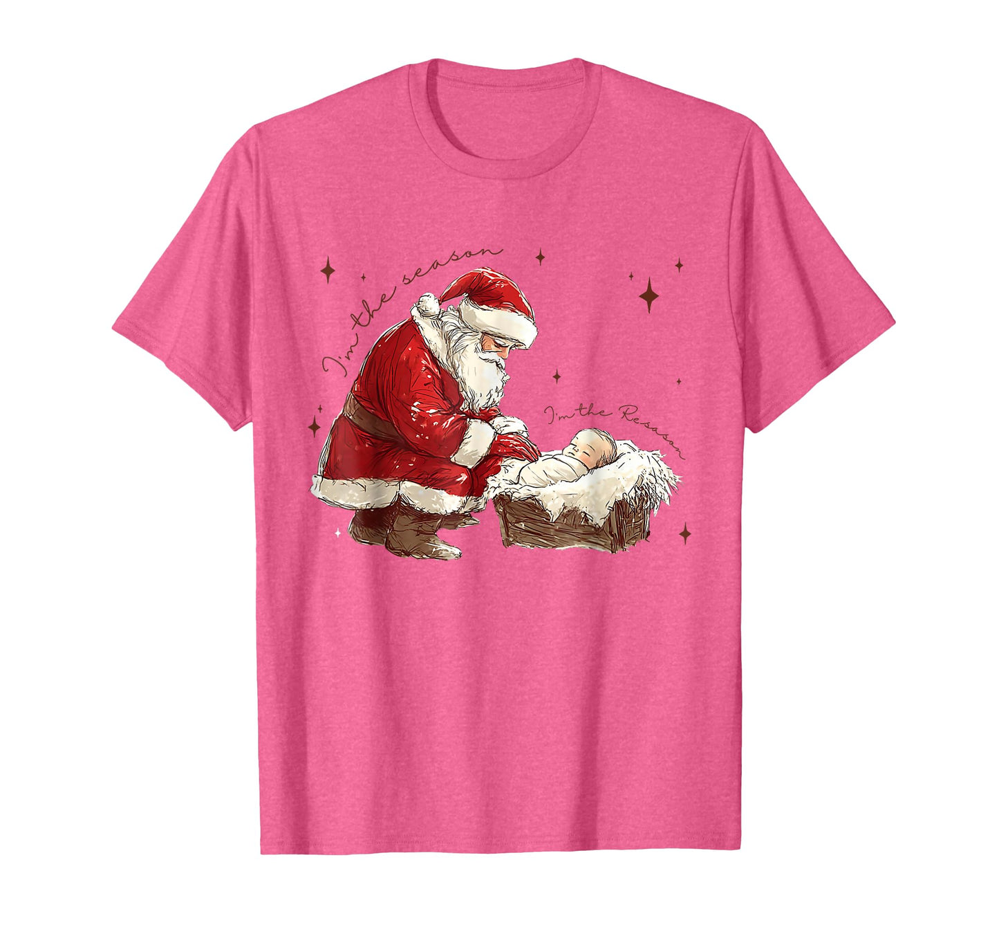 I'm The Season I'm The Reason Christian Christmas Santa T-Shirt