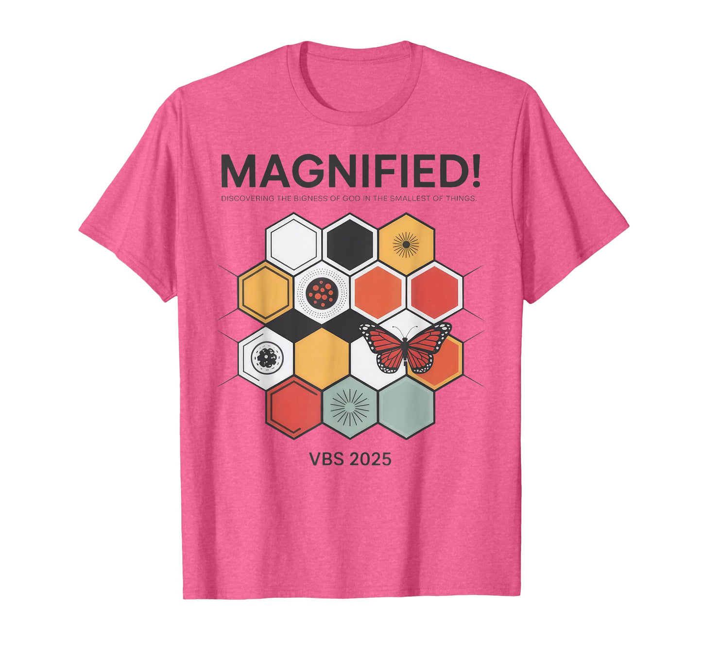 Magnified Discovering The Bigness Of God Christian VBS 2025 T-Shirt