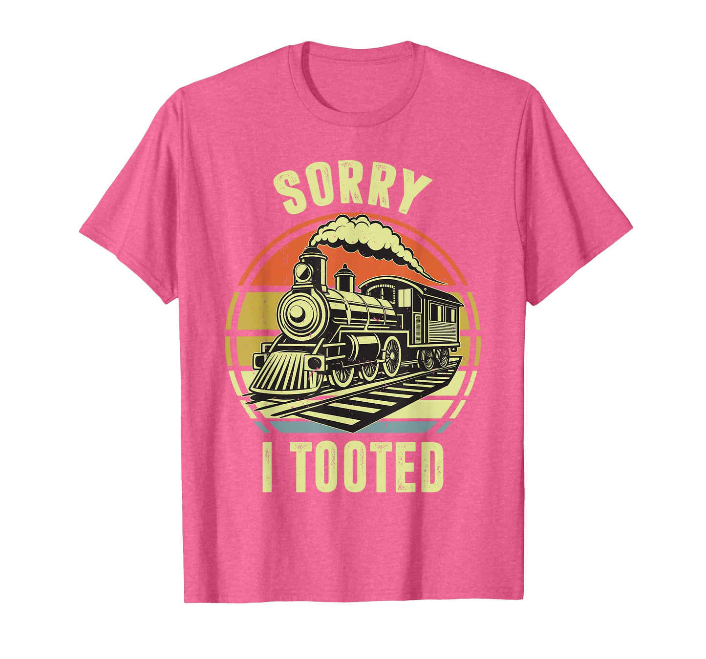 Sorry I Tooted Train-Shirt Toddler Funny Railroad Locomotive T-Shirt