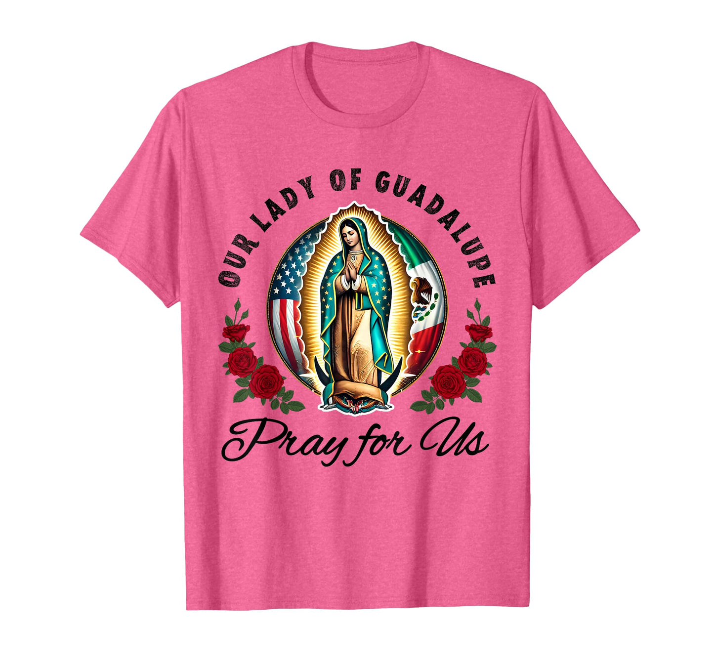 Our Lady of Guadalupe Saint Virgin Mary Virgen de Guadalupe T-Shirt