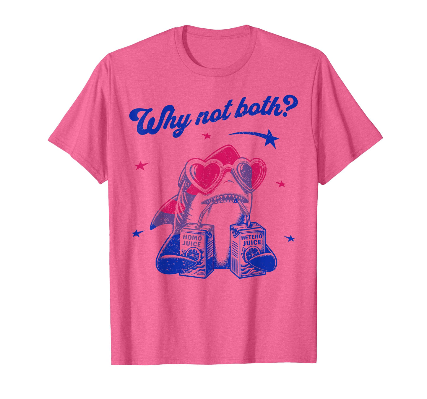 Why Not Both Funny Shark Ally Bisexual LGBTQ Gay Pride Month T-Shirt