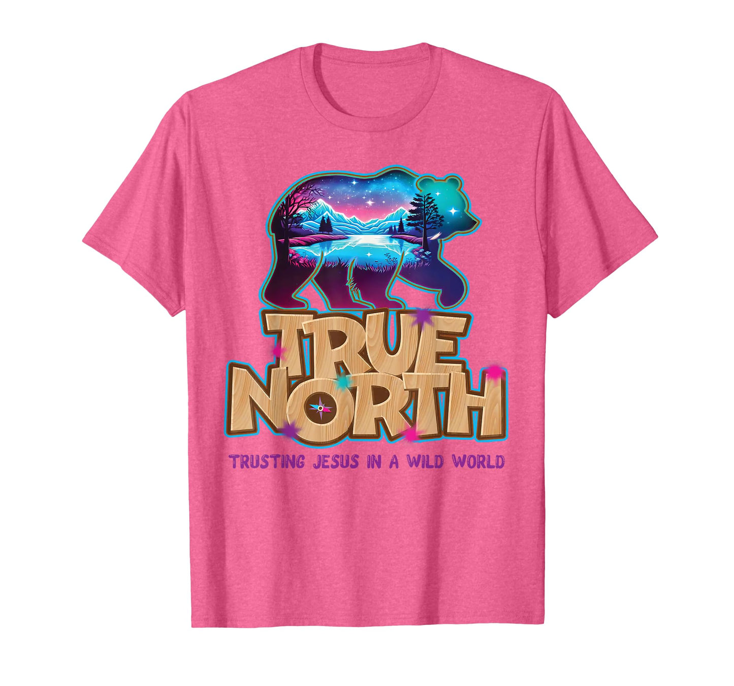 True North Trusting Jesus VBS 2025 Wild World Bible School T-Shirt