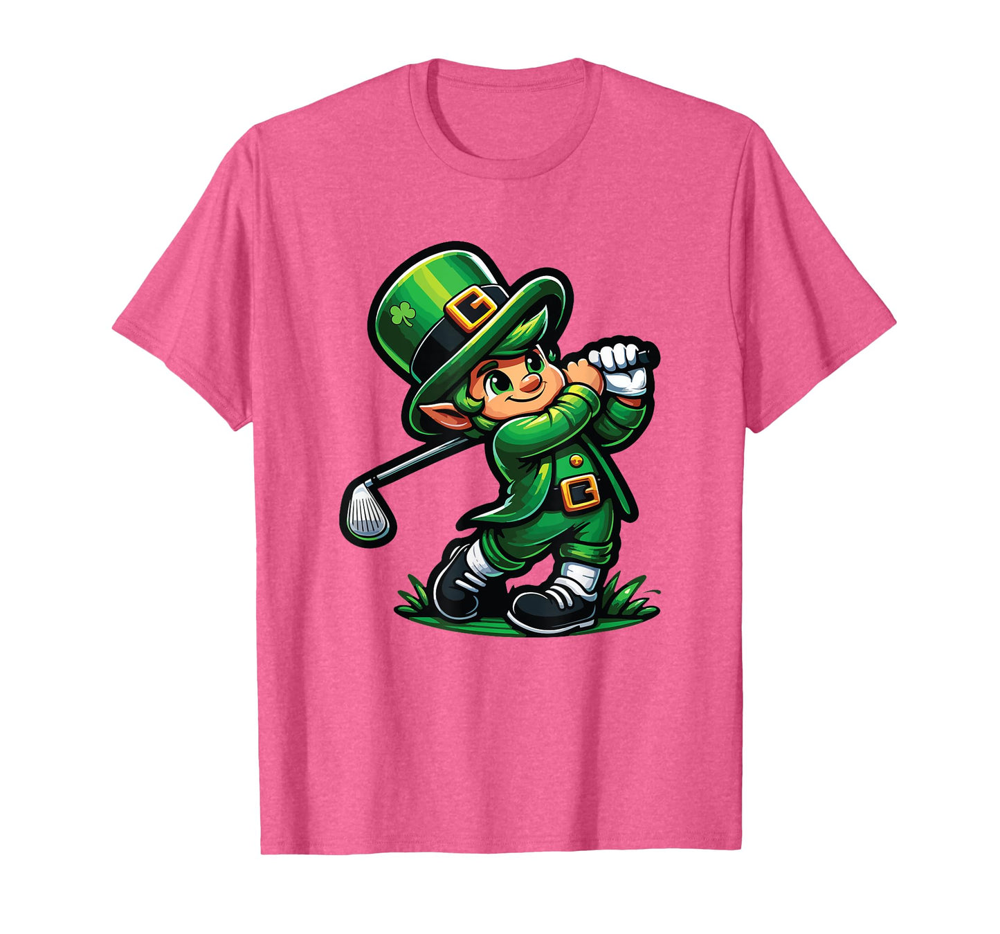Golf St. Patrick's Day Irish Leprechaun Golfer Golfing T-Shirt