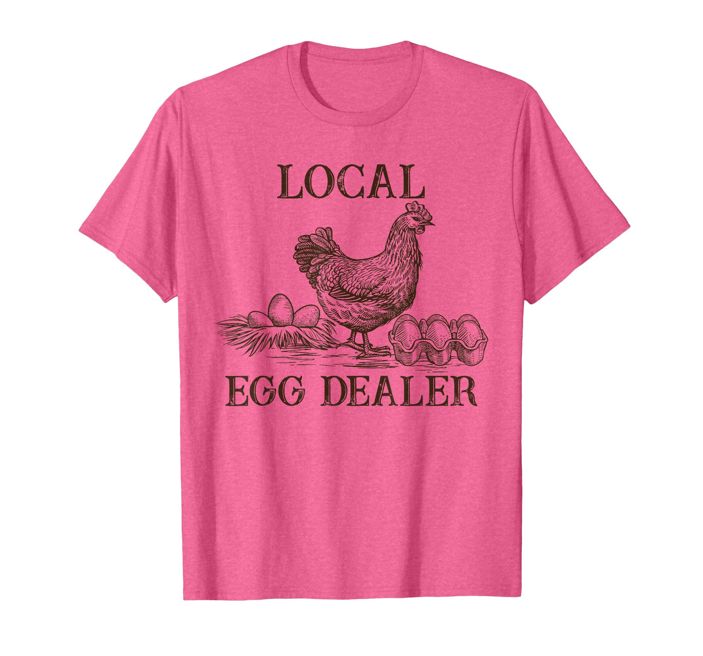 Local Egg Dealer Retro Chicken Funny Farmer Easter Adult Kid T-Shirt