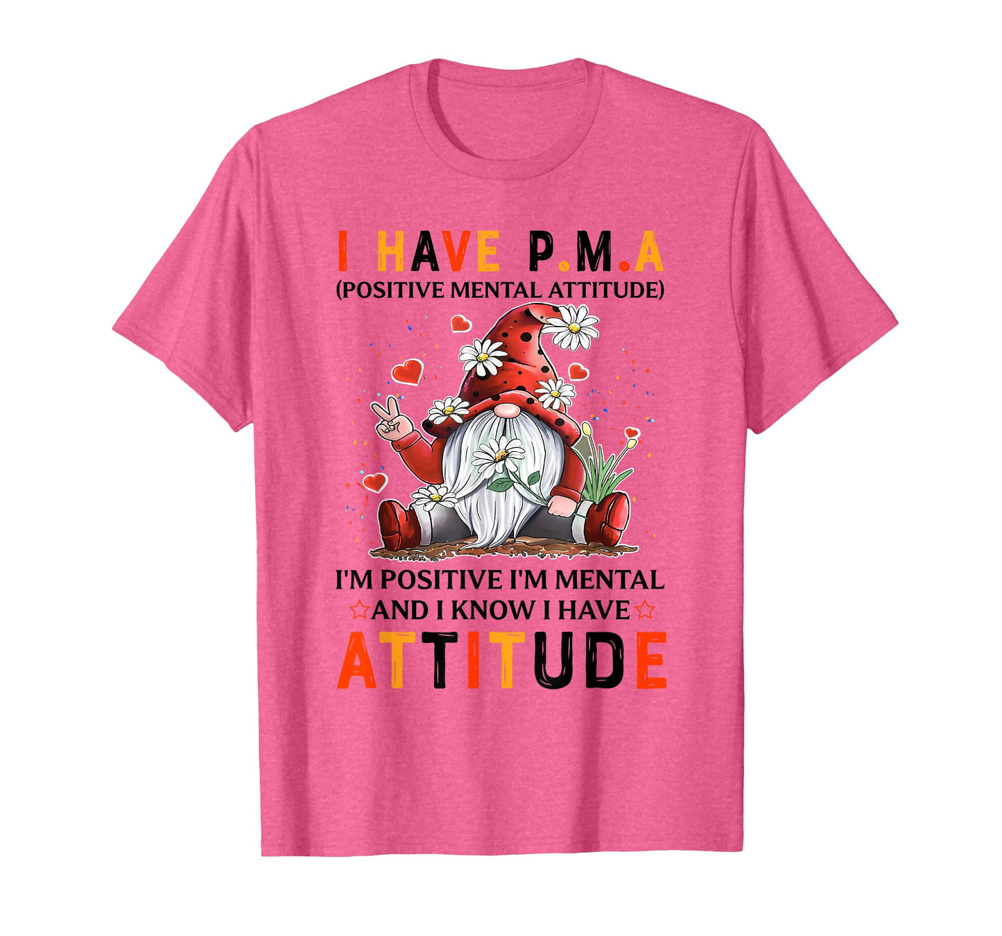 I Have P.M.A Positive Mental Attitude I'm Positive T-Shirt