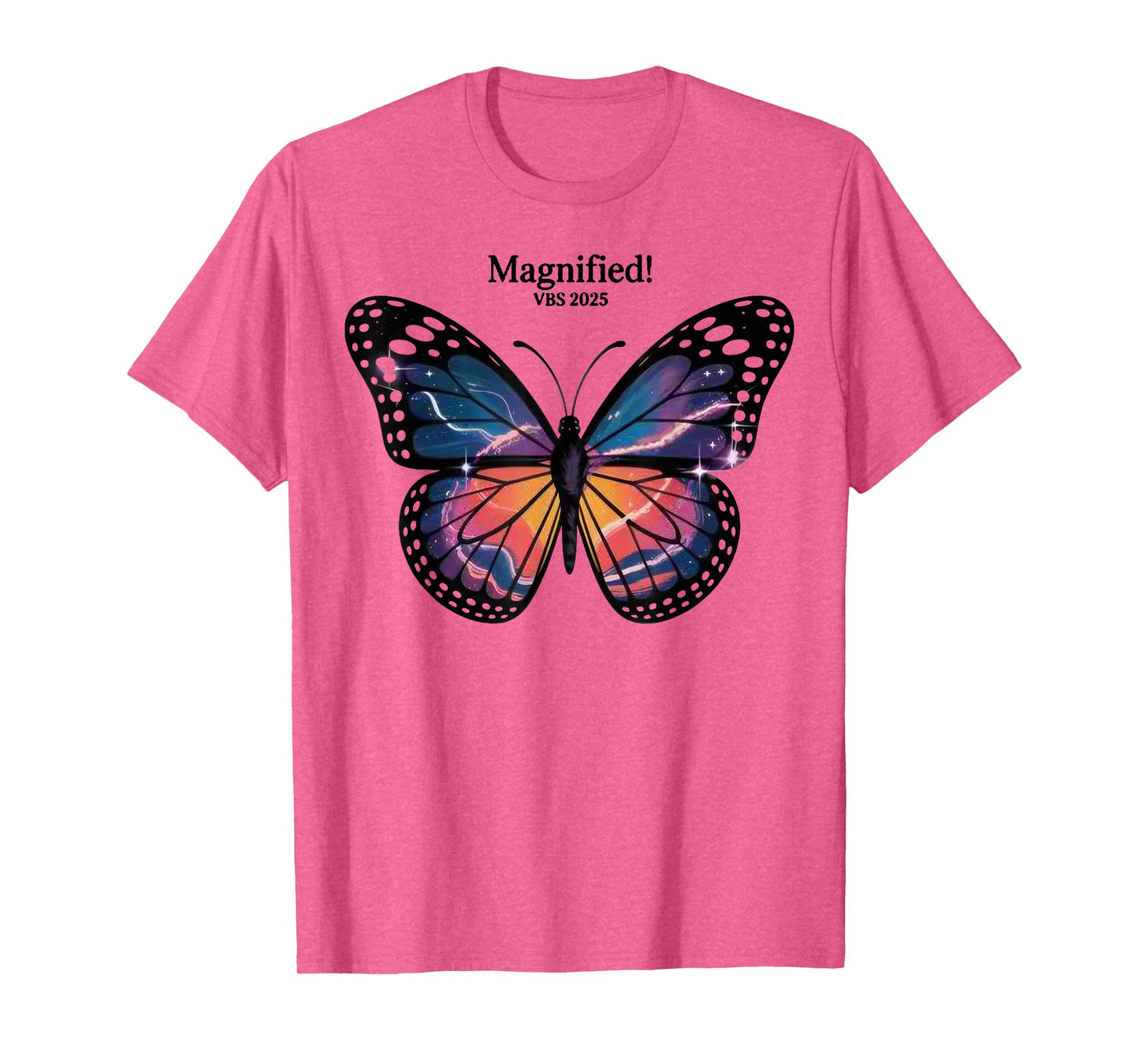 Butterfly VBS 2025 Shirt Magnified Vacation Bible School T-Shirt
