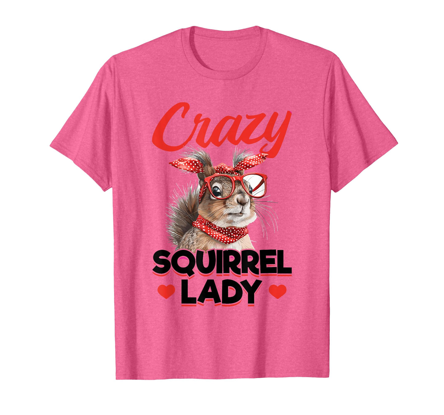 Funny Squirrel Animal Crazy Squirrel Lady T-Shirt