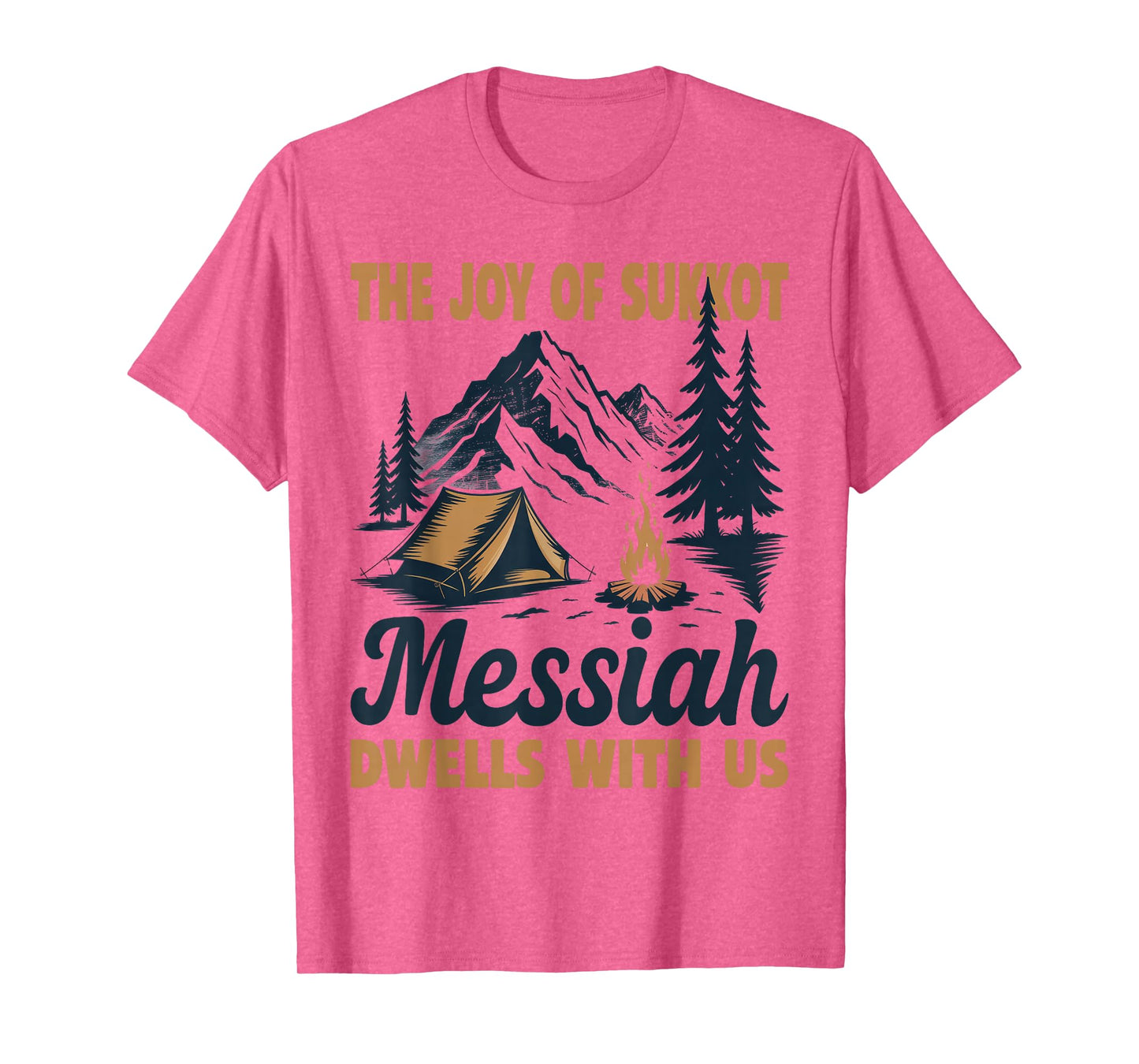 The Joy of Sukkot Messiah Dwells with Us Jewish Holiday T-Shirt