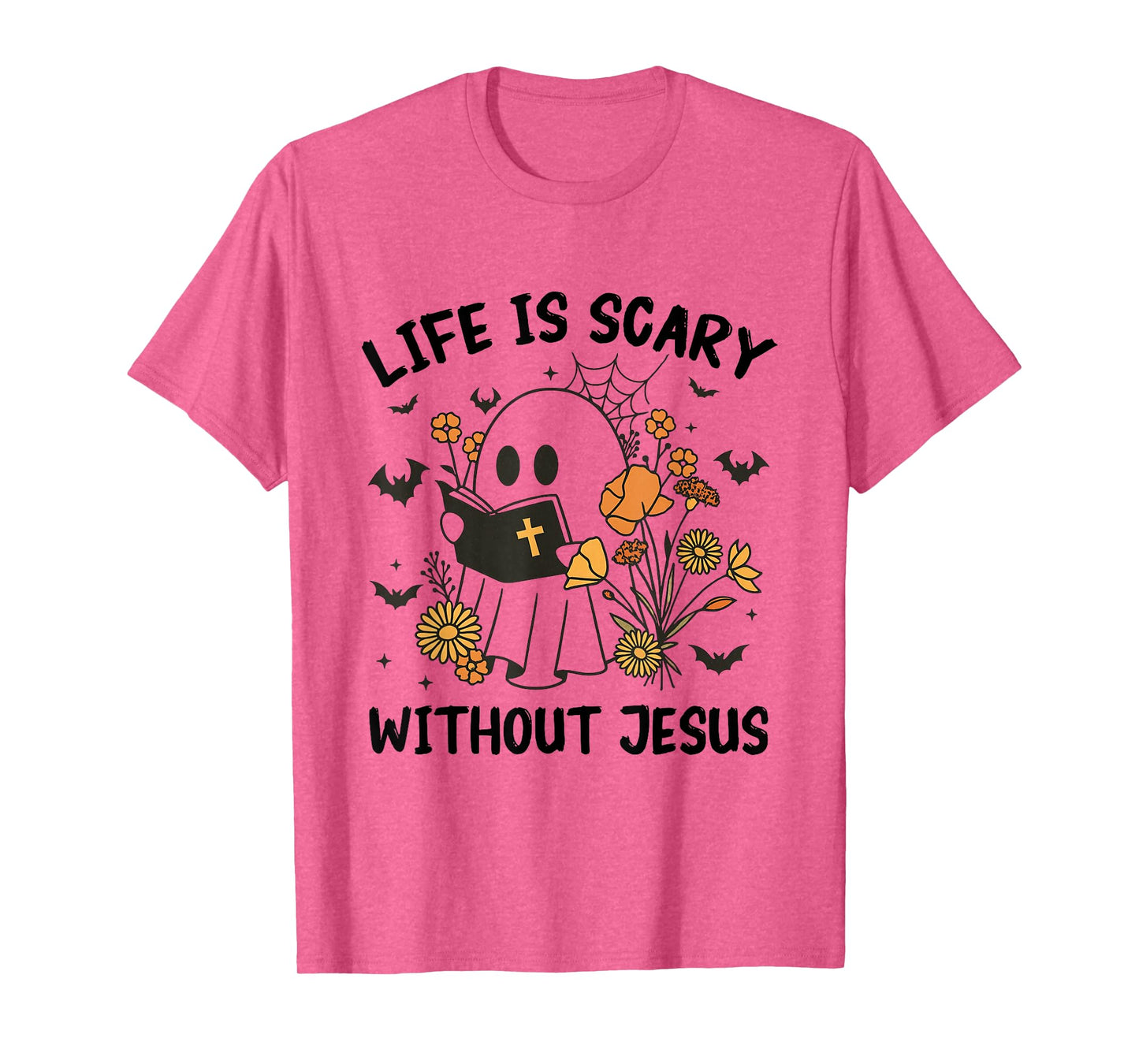 Life is Scary Without Jesus Christian Halloween Costume T-Shirt