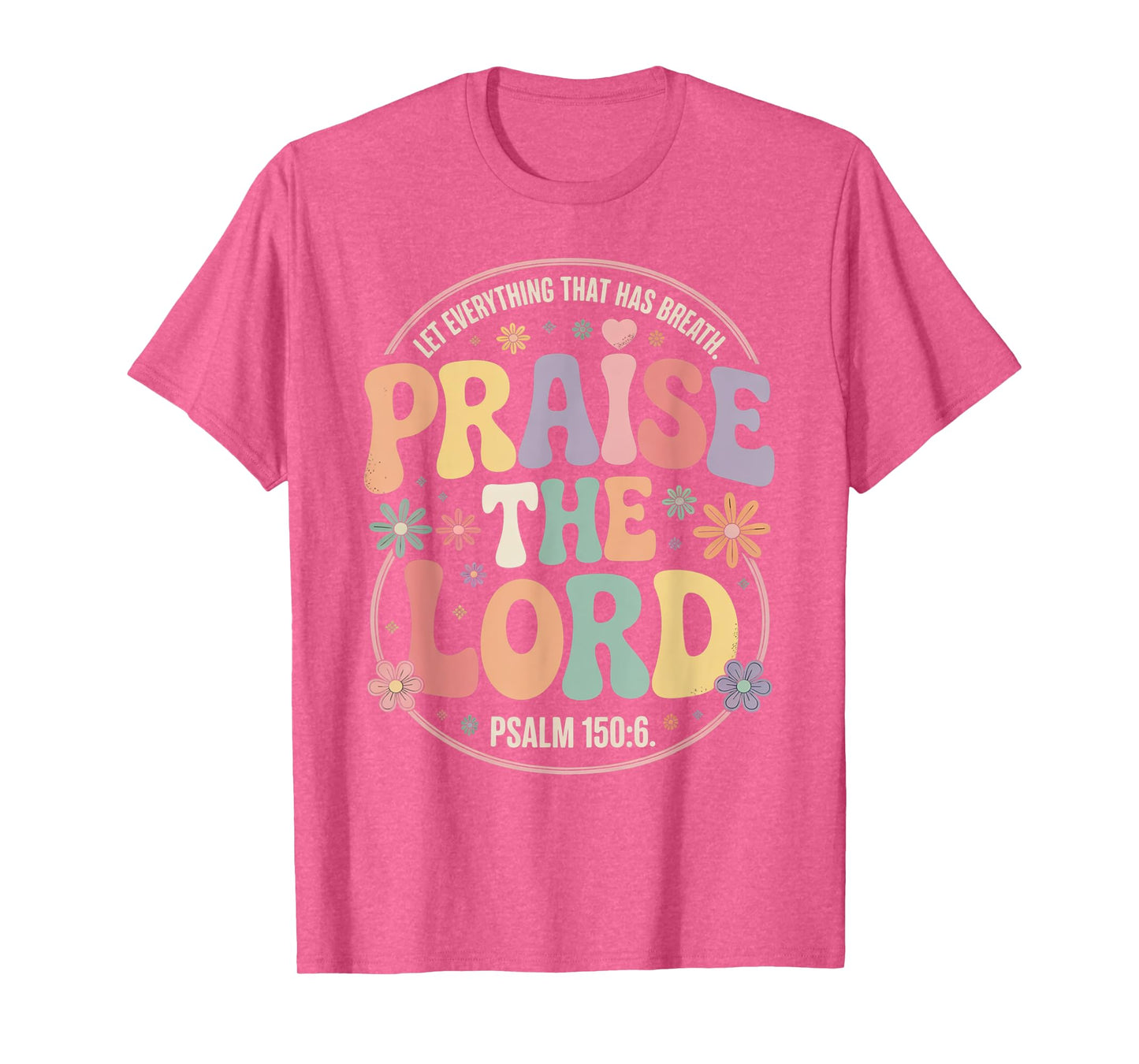 Christian Jesus Women Kids Religious Praise The Lord Bible T-Shirt