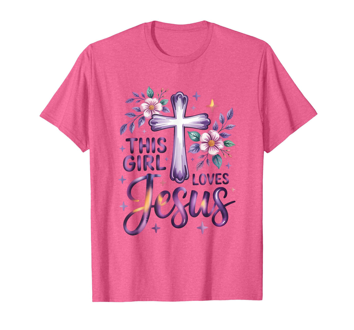 This Girl Loves Jesus Christian Girl Jesus T-Shirt
