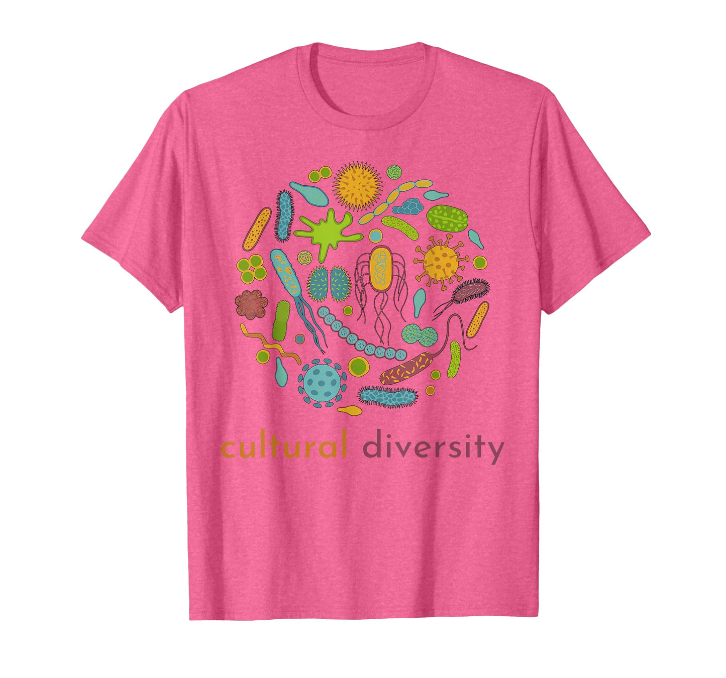 Cultural Diversity Microbiology Science Diverse Microbiome T-Shirt