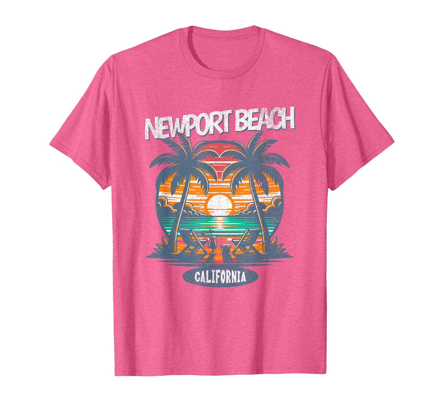 Newport Beach California Spring Break Vintage Cali Vacation Men Women Kids T-Shirt