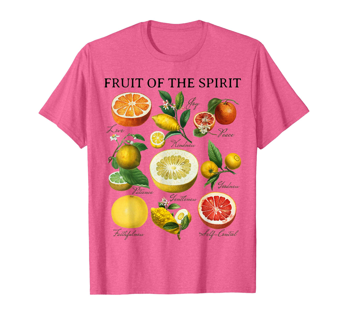 Fruit of the Spirit Galatians 5:22 Christian Bible Scripture T-Shirt