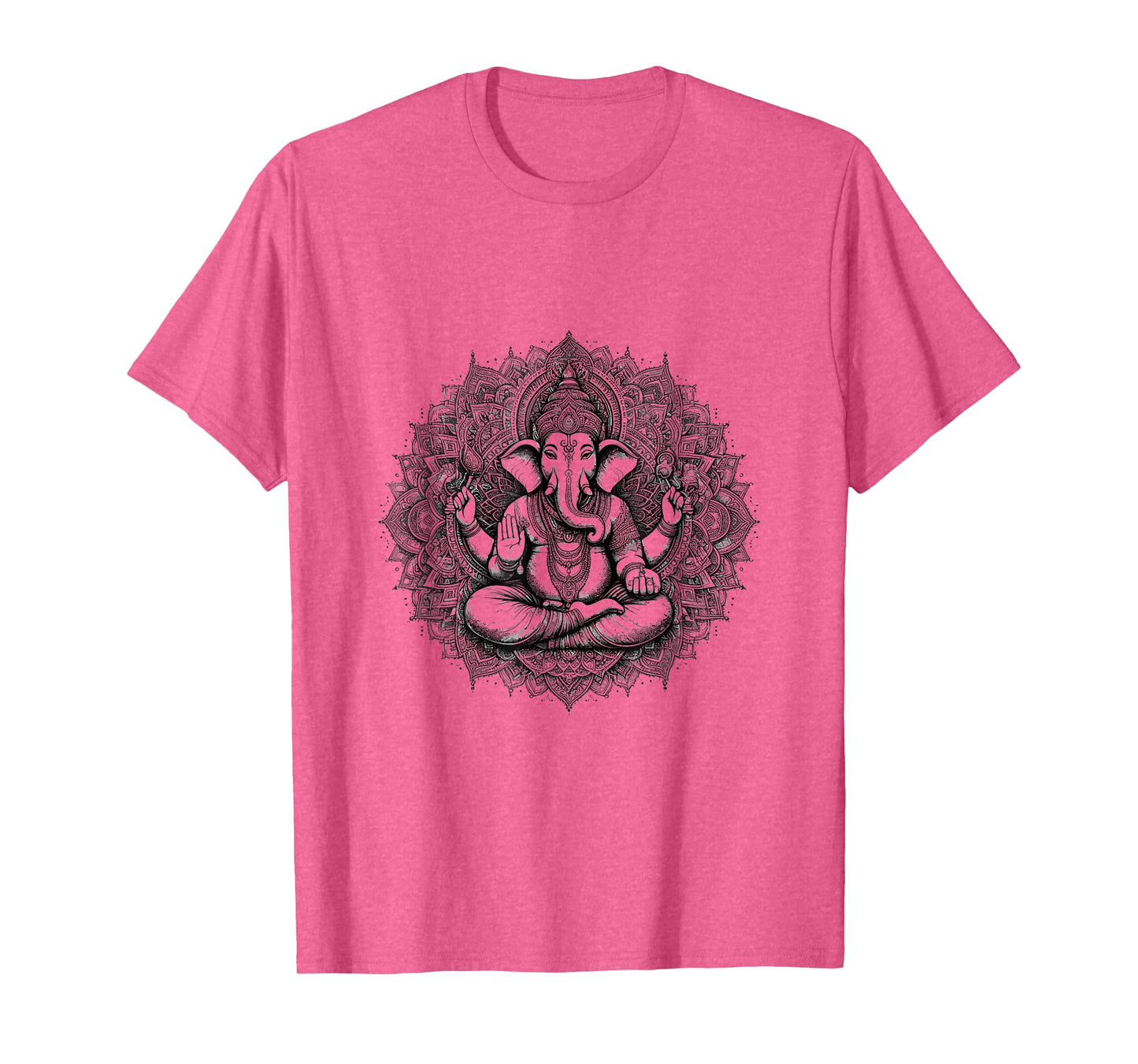 Ganesh Symbol Yoga Hindu Elephant God Ganesha Puja T-Shirt