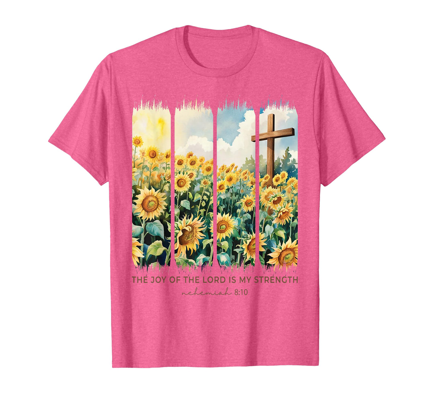 The Joy of The Lord is My Strength Christian Faith Women Her T-Shirt
