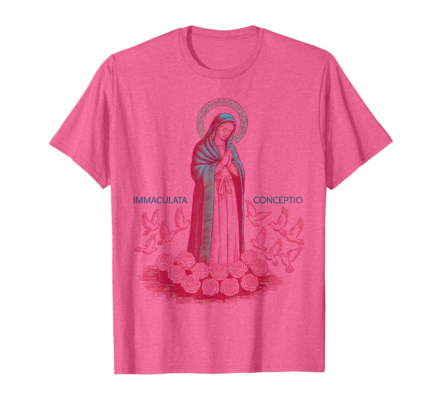 Immaculata Conception Virgin Mary Catholic Religious Artwork T-Shirt