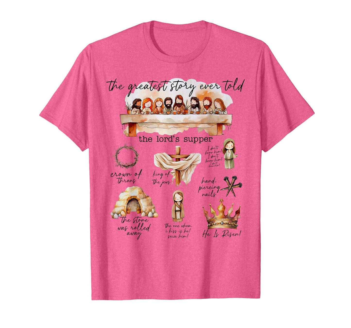 Easter Story The Greatest Story Ever Told Christian Easter T-Shirt