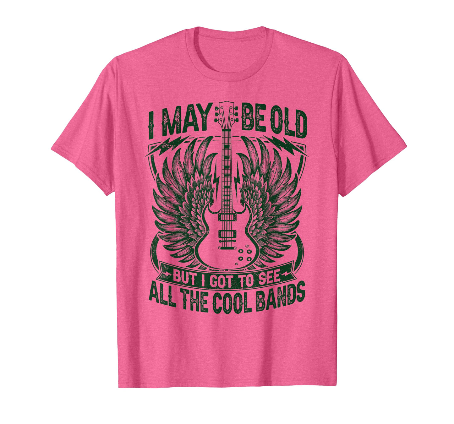 I May Be Old But I Got To See All The Cool Band Rock Concert T-Shirt