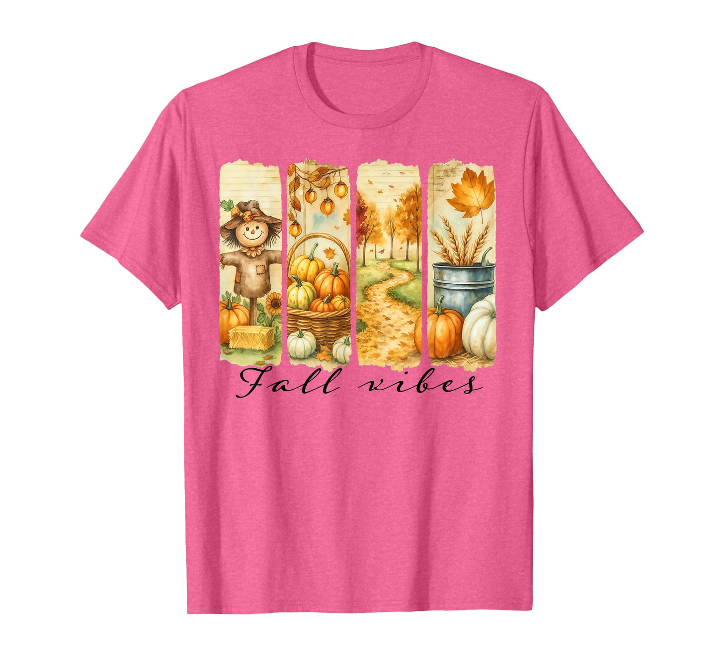 Fall Vibes Autumn Fall Country Life Women Girls Farmers T-Shirt