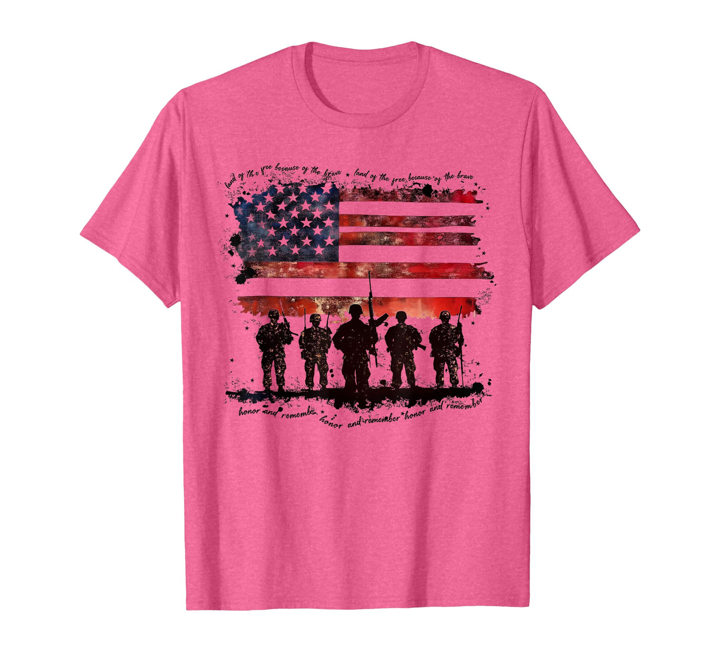 Memorial Day Land Of The Free Because Of Brave American Flag T-Shirt