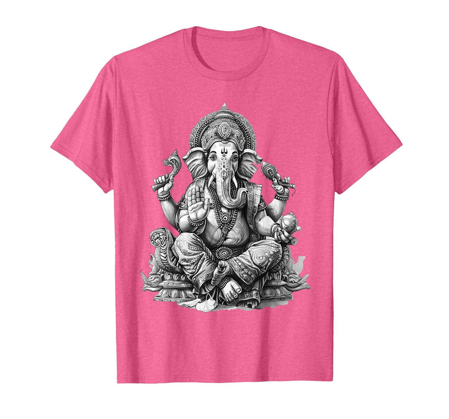 Ganesh spiritual hindu god elephant yoga meditation T-Shirt