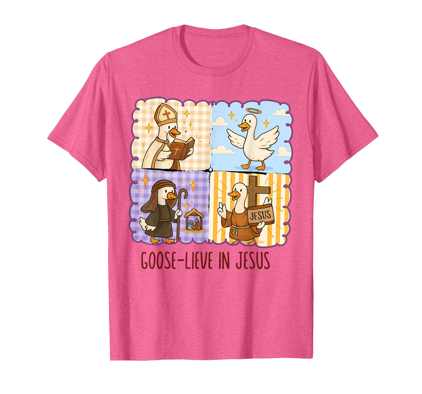 Goose-Lieve in Jesus Christian Fall Funny Goose Faith Autumn T-Shirt