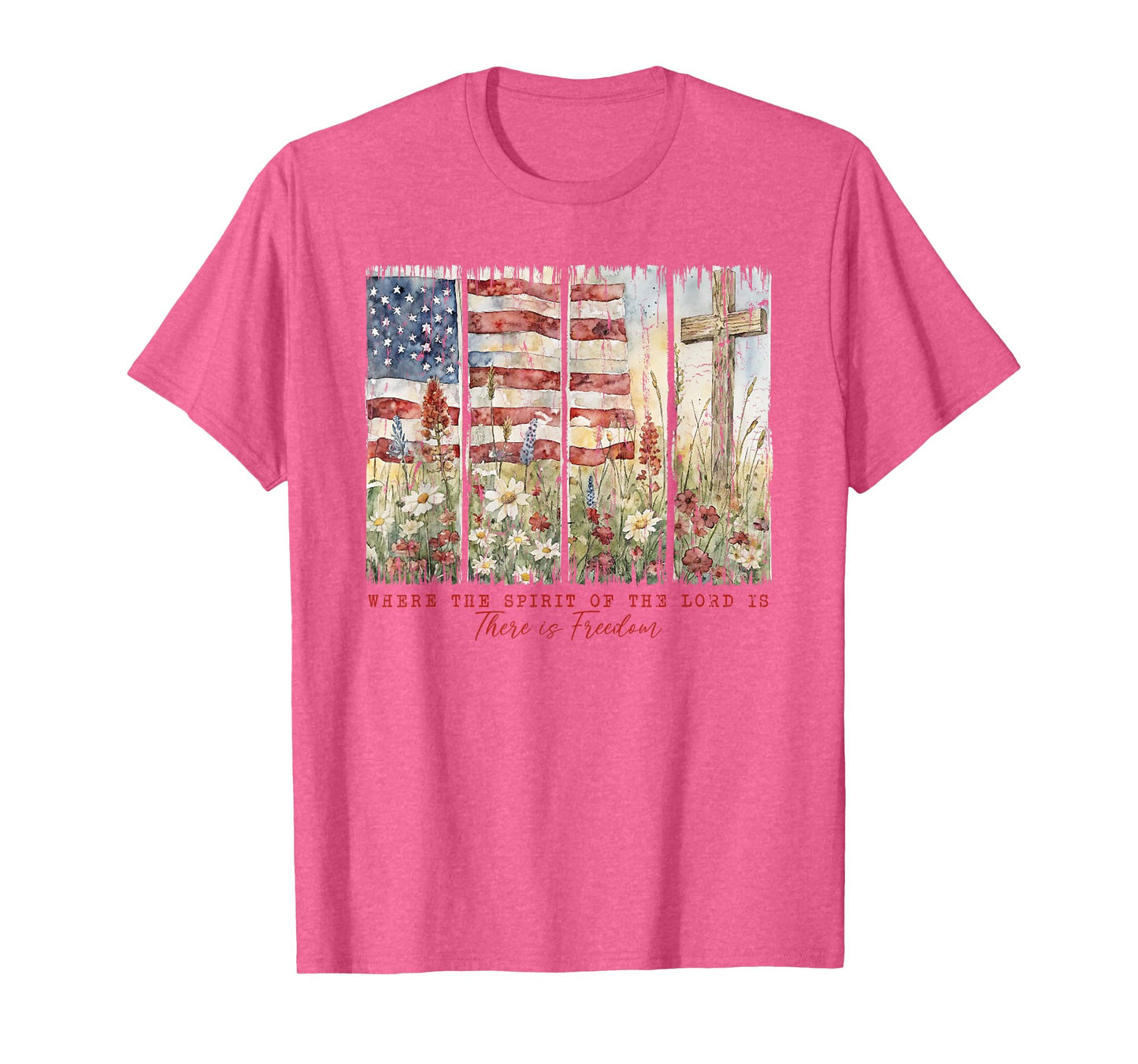 Where The Spirit Of The Lord Is There Is Freedom T-Shirt
