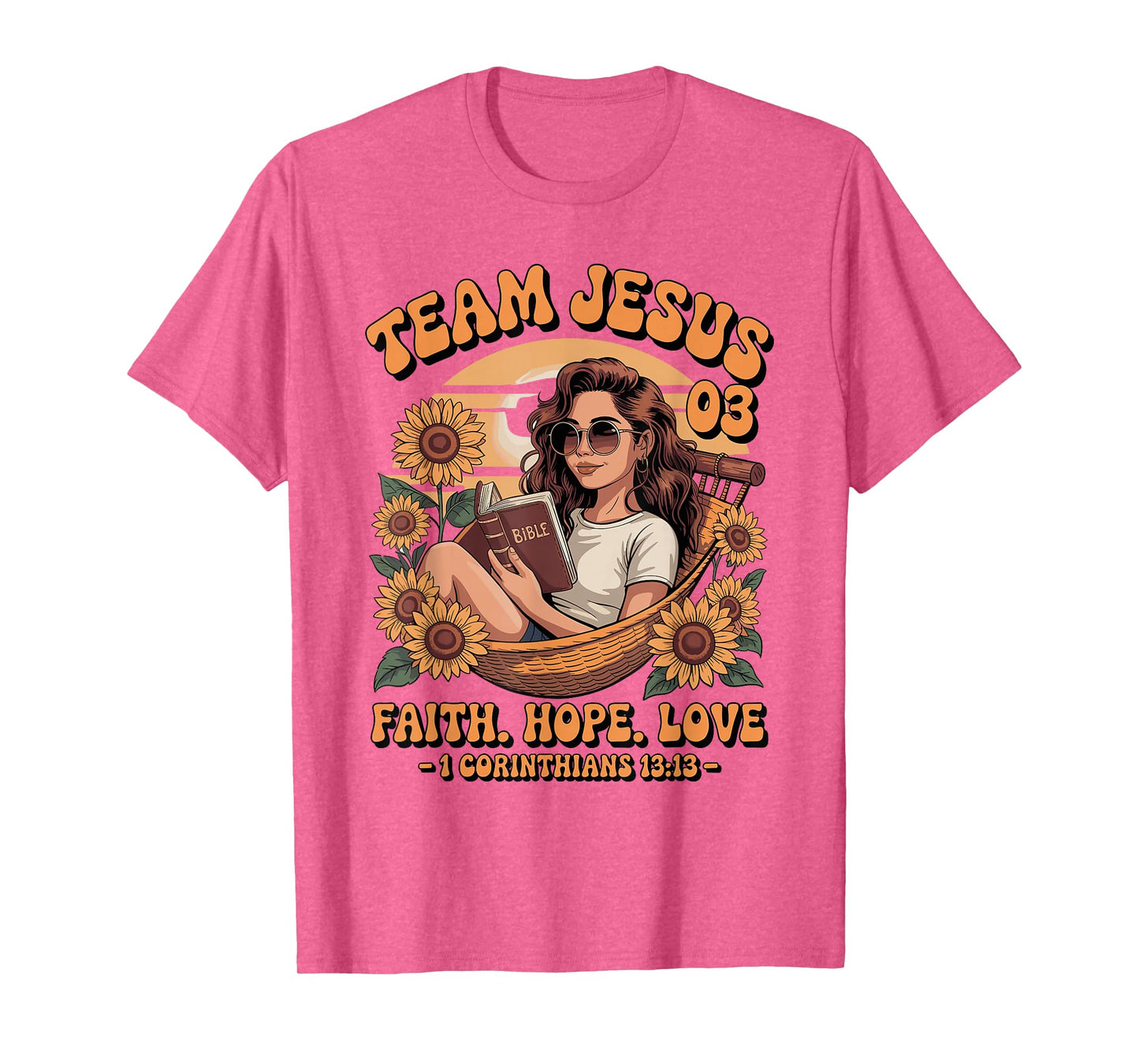 Christian - Team Jesus 03 Faith Hope Love T-Shirt