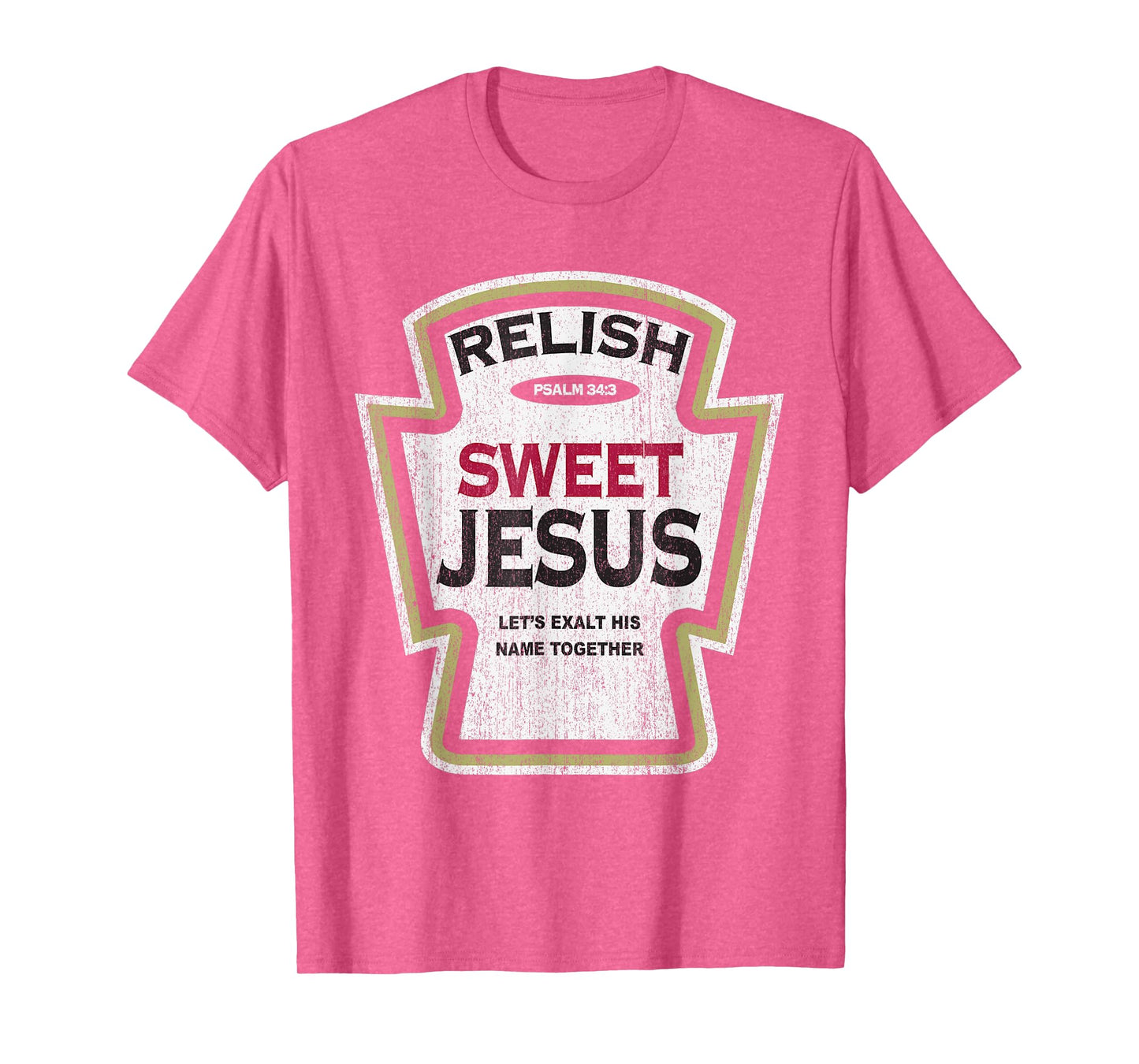 Retro Relish Sweet Jesus Funny Christian Parody T-Shirt