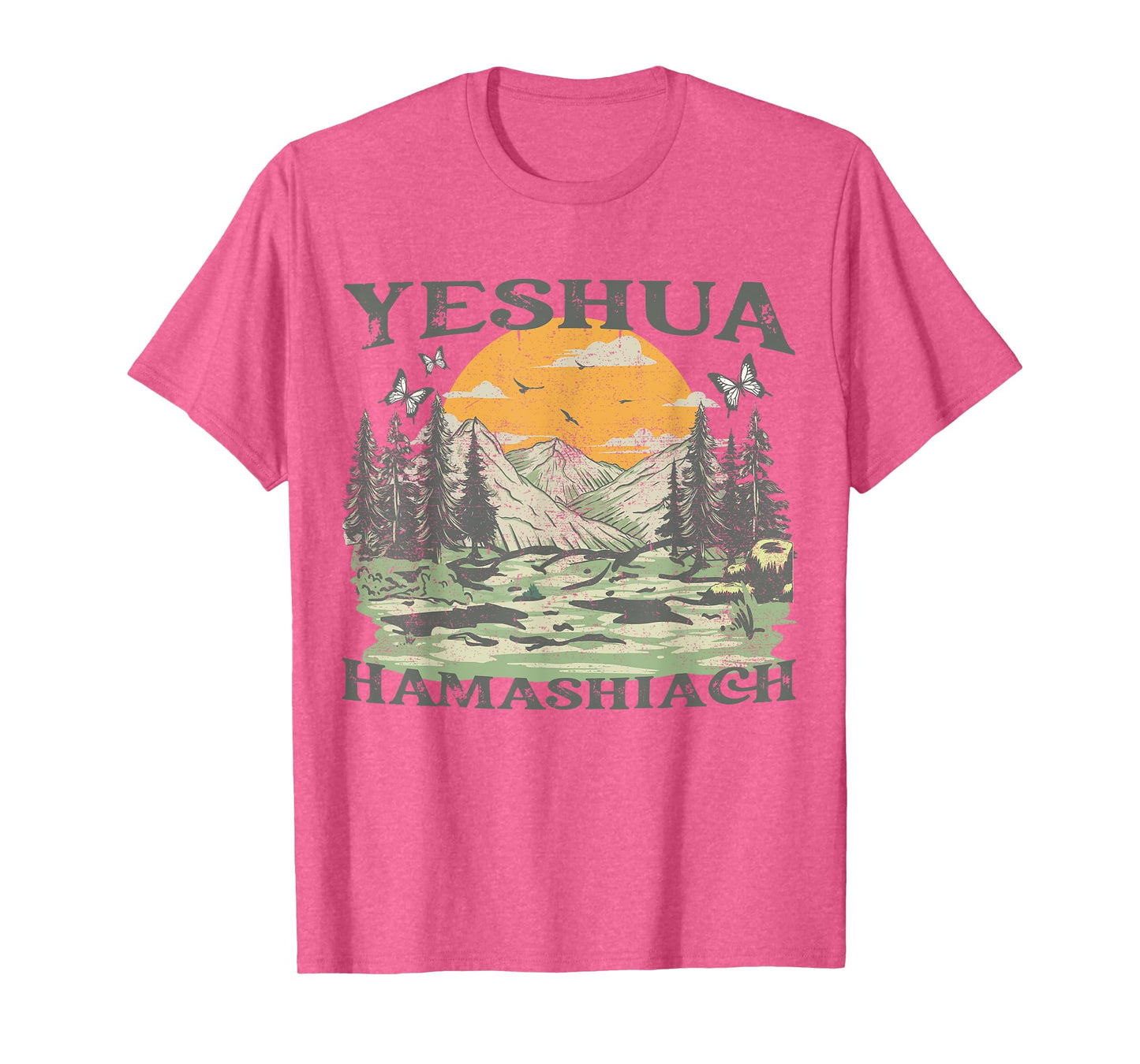 Yeshua Hamashiach Jesus Scripture Christian Bible Faith T-Shirt