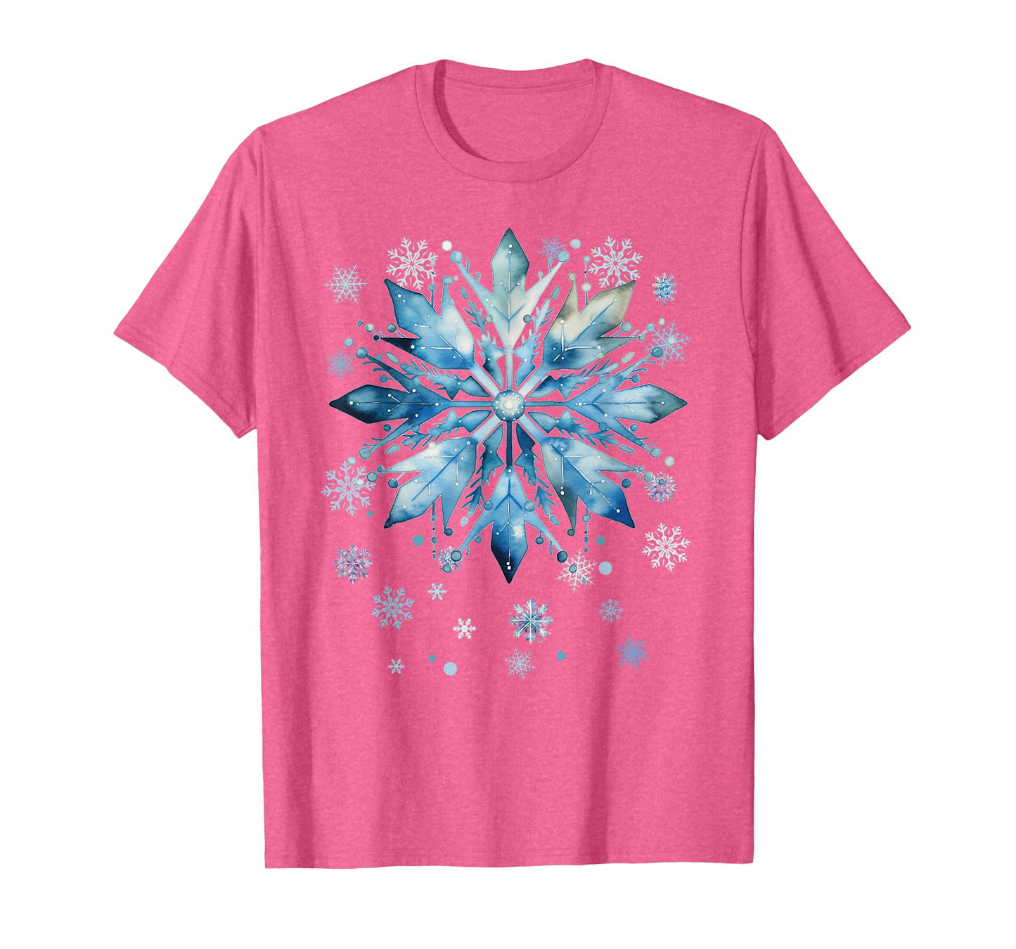 Snowflake Costume Winter Christmas Matching Women Kids Adult T-Shirt