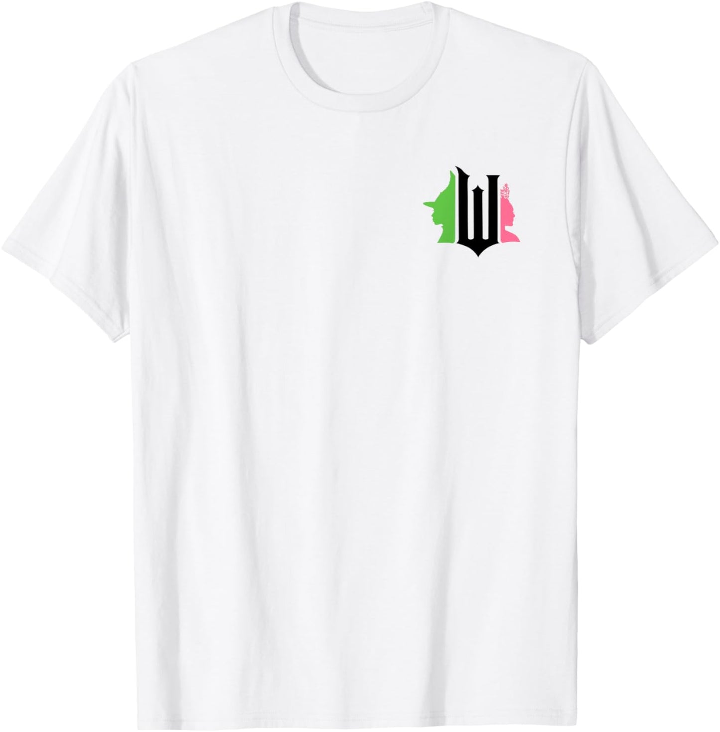 Wicked Pink & Green Front & Back T-Shirt - T-Shirt | White